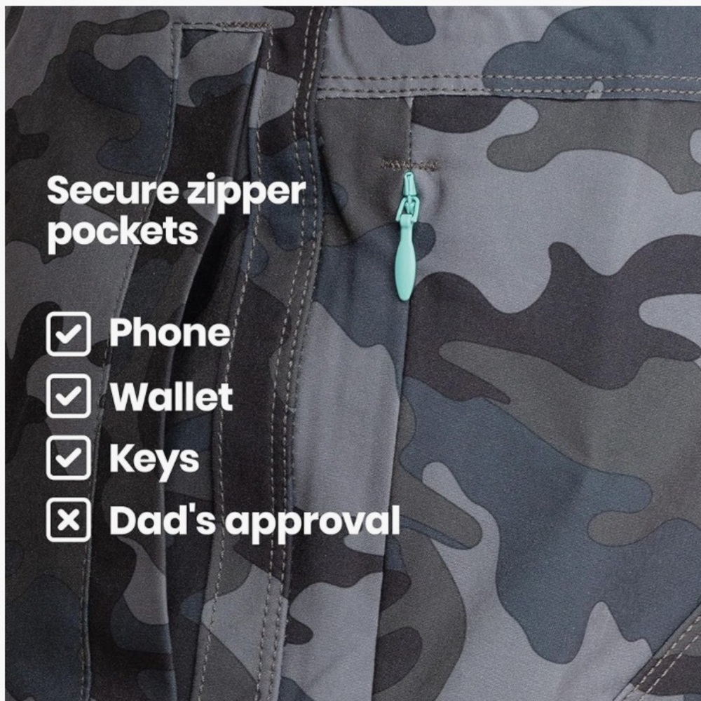 Birddogs For Your Boomstick Lined Camo Shorts Size XXL - Picture 14 of 16